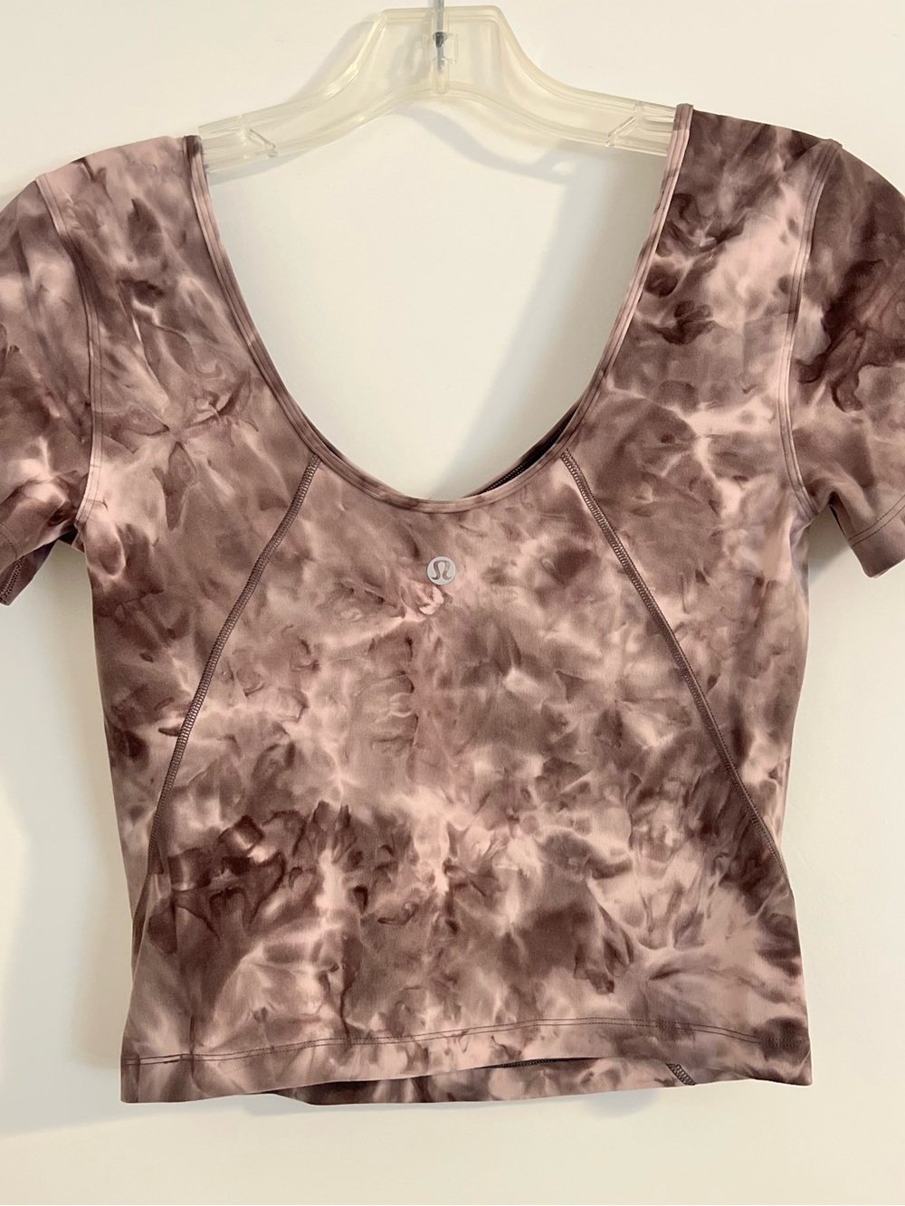 lululemon purple Tie-Dye Scoop Neck Women's Top